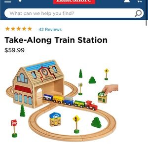 Take-Along Train Station Set - Multicolor